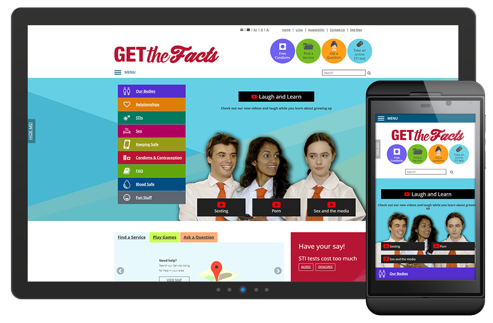 Get the Facts was developed by the Sexual Health and Blood-borne Virus Program (SHBBVP), Department of Health WA. 